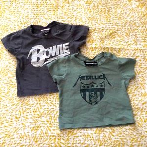 Cotton On Kids’ bowie & metallica tshirts